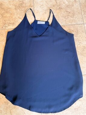 Navy V-Neck Spaghetti Strap Cami